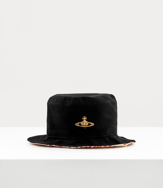 Vivienne Westwood Fisher Bucket Hat in black